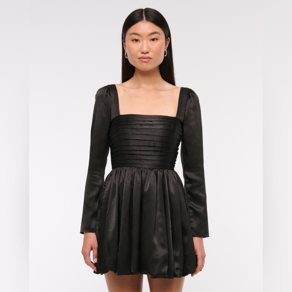 Abercrombie & Fitch Emerson Black Silk Dress